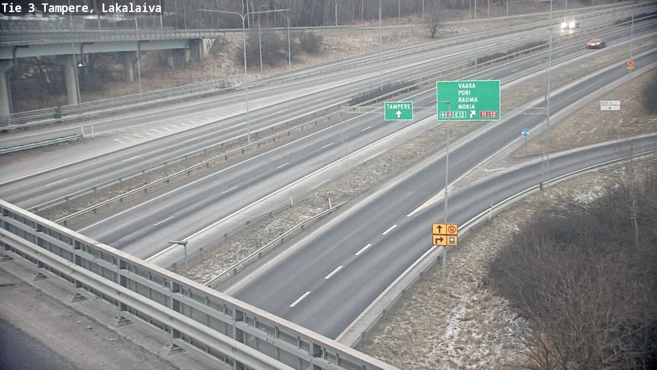 Kelikamerat Kuva Tie 3 Tampere, Lakalaiva, Tampere, Pirkanmaa