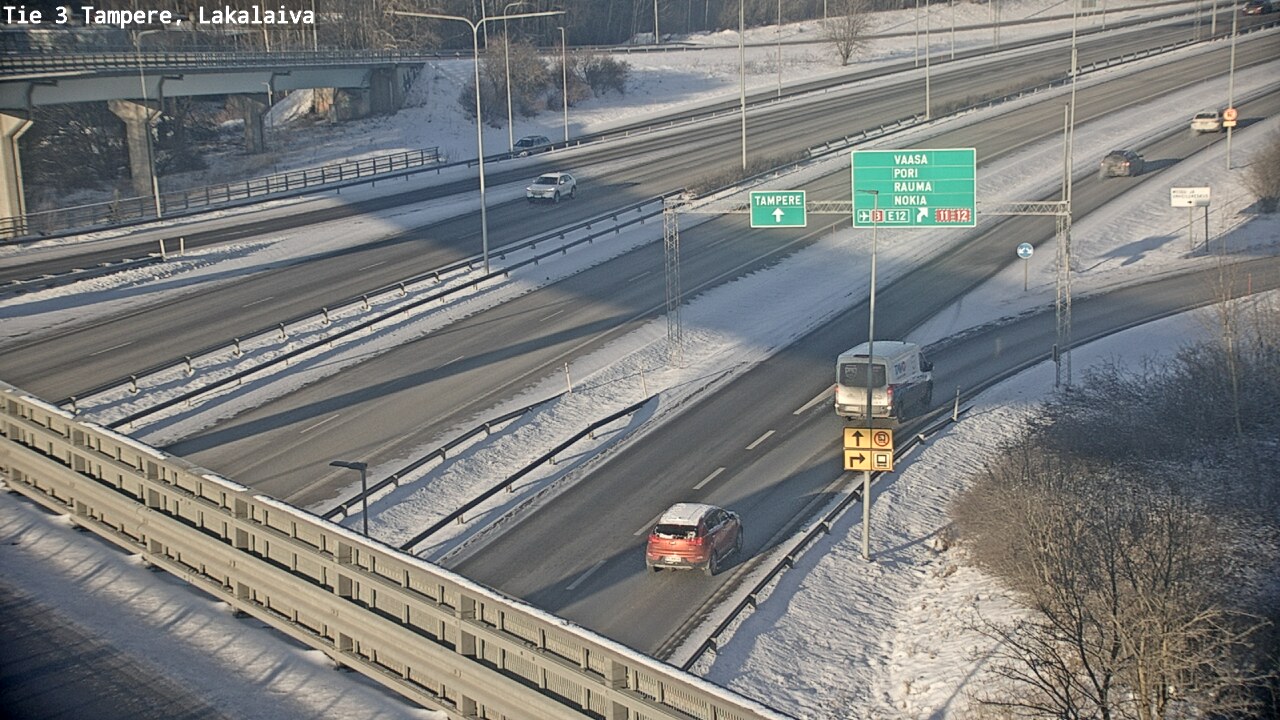 Weather Camera Image Väg 3 Tammerfors, Lakalaiva, Tampere, Pirkanmaa