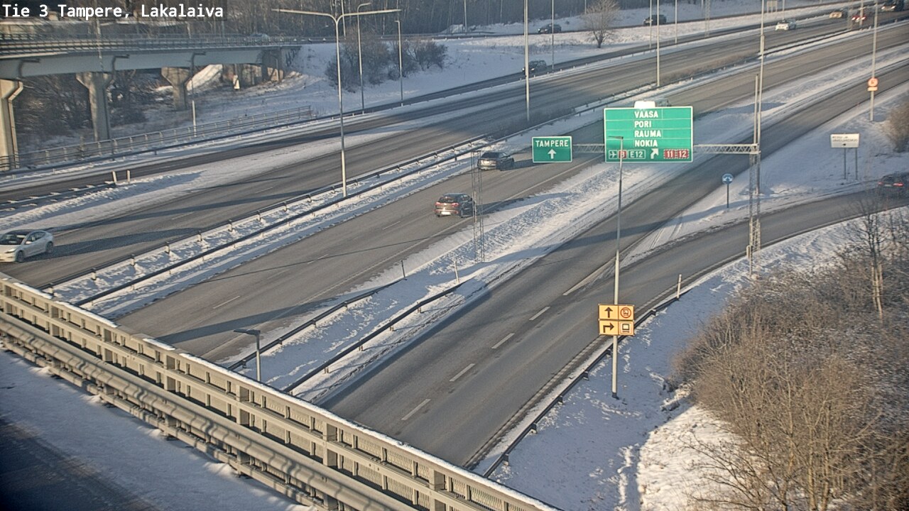 Weather Camera Image Väg 3 Tammerfors, Lakalaiva, Tampere, Pirkanmaa
