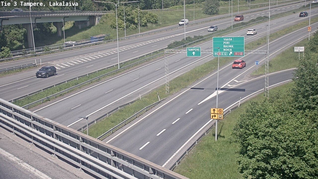 Kelikamerat Kuva Tie 3 Tampere, Lakalaiva, Tampere, Pirkanmaa