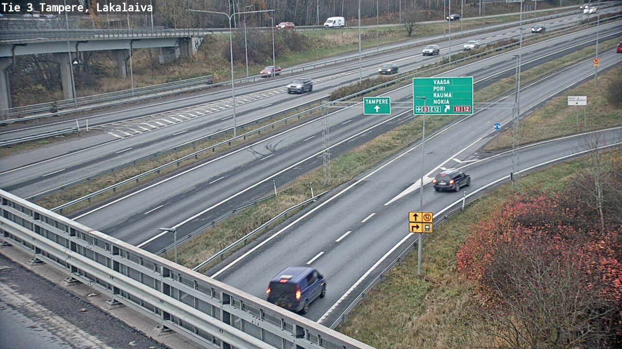 Kelikamerat Kuva Tie 3 Tampere, Lakalaiva, Tampere, Pirkanmaa