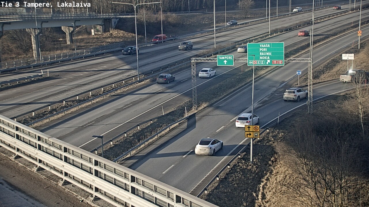 Weather Camera Image Road 3 Tampere, Lakalaiva, Tampere, Pirkanmaa