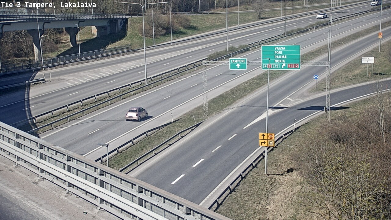 Kelikamerat Kuva Tie 3 Tampere, Lakalaiva, Tampere, Pirkanmaa