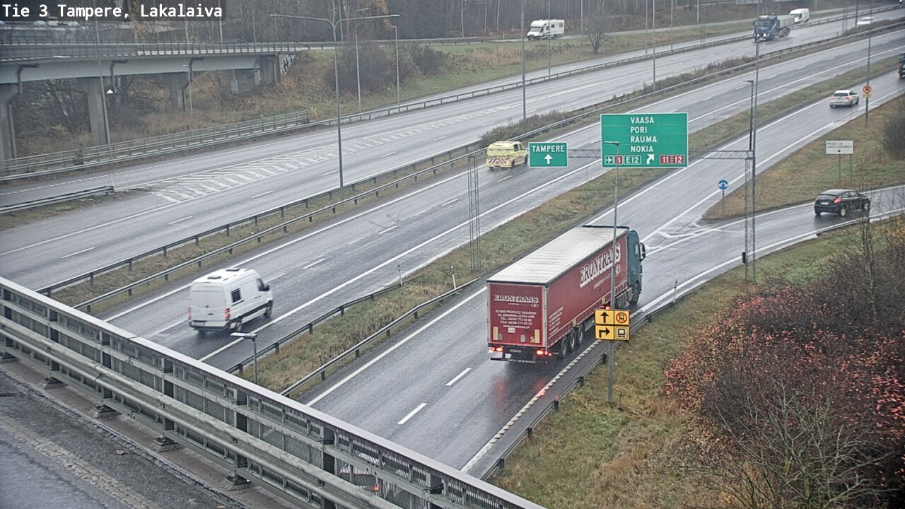 Kelikamerat Kuva Tie 3 Tampere, Lakalaiva, Tampere, Pirkanmaa