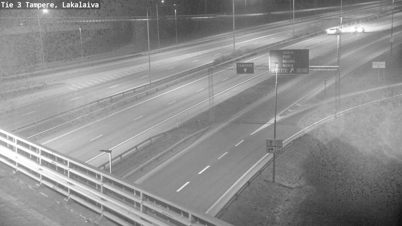 Weather Camera Image Väg 3 Tammerfors, Lakalaiva, Tampere, Pirkanmaa