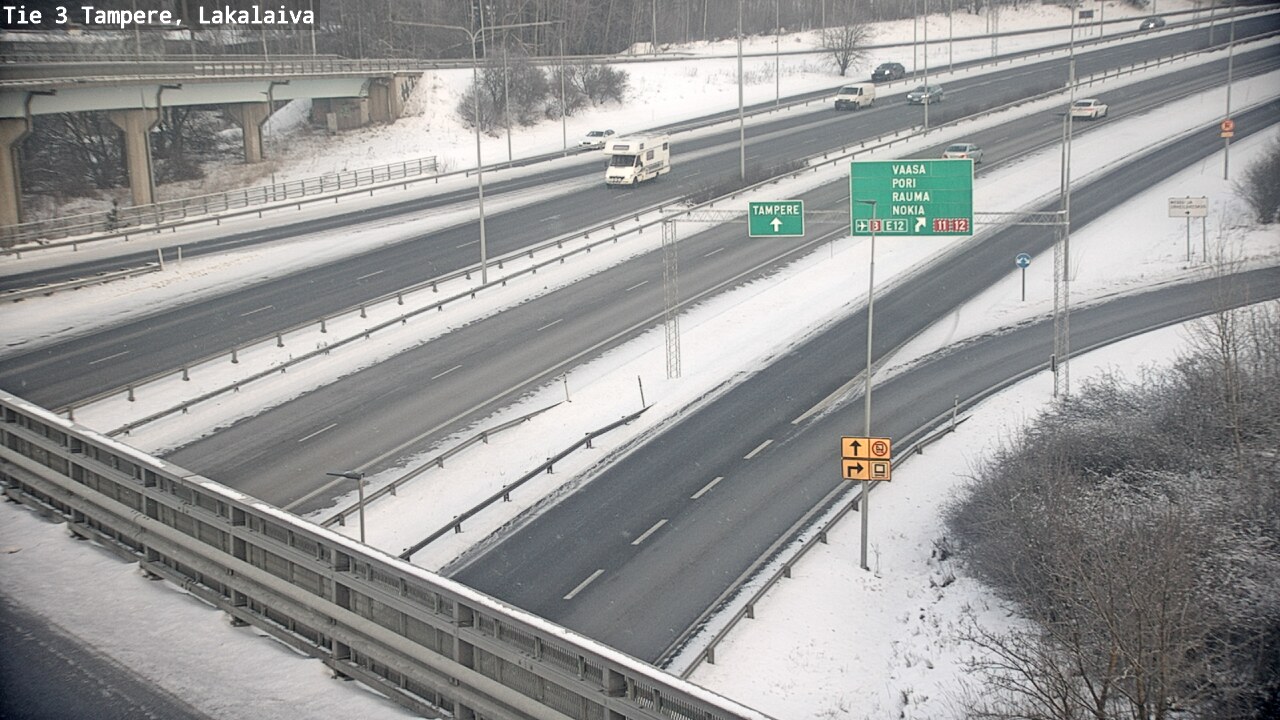 Kelikamerat Kuva Tie 3 Tampere, Lakalaiva, Tampere, Pirkanmaa