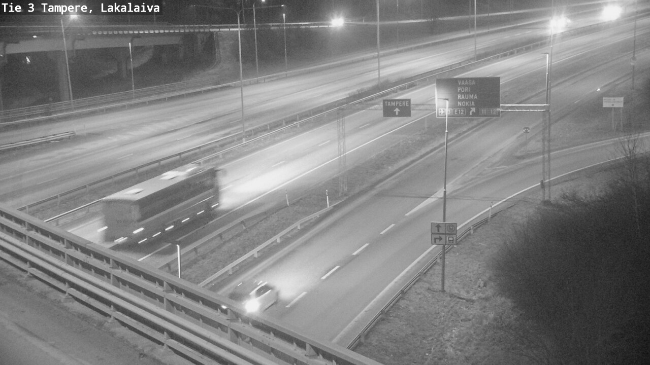 Kelikamerat Kuva Tie 3 Tampere, Lakalaiva, Tampere, Pirkanmaa