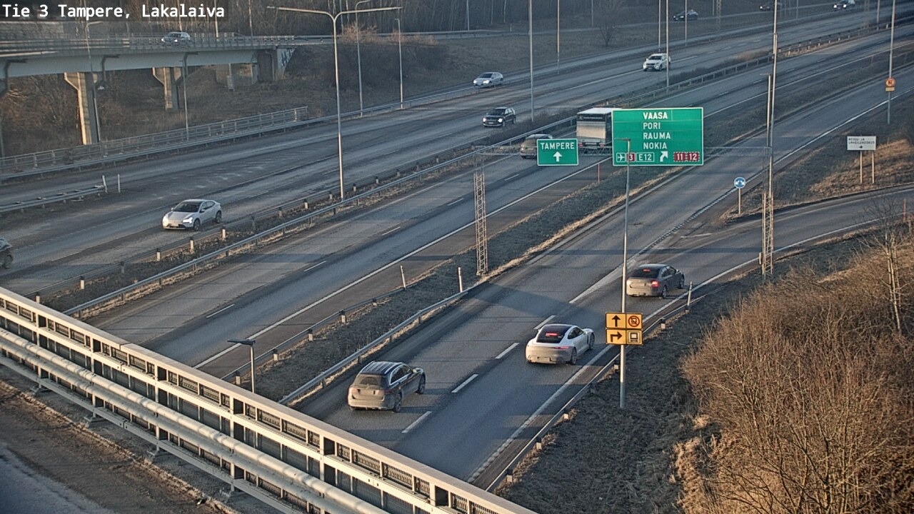 Weather Camera Image Road 3 Tampere, Lakalaiva, Tampere, Pirkanmaa