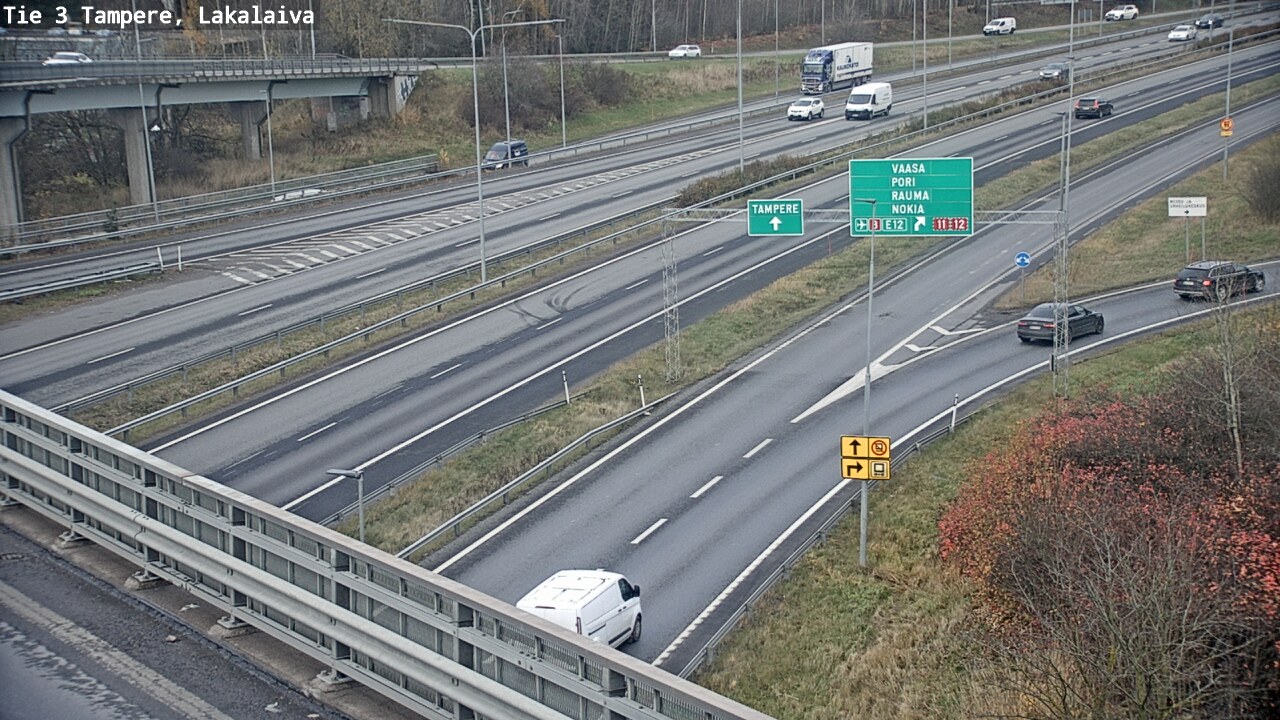 Kelikamerat Kuva Tie 3 Tampere, Lakalaiva, Tampere, Pirkanmaa