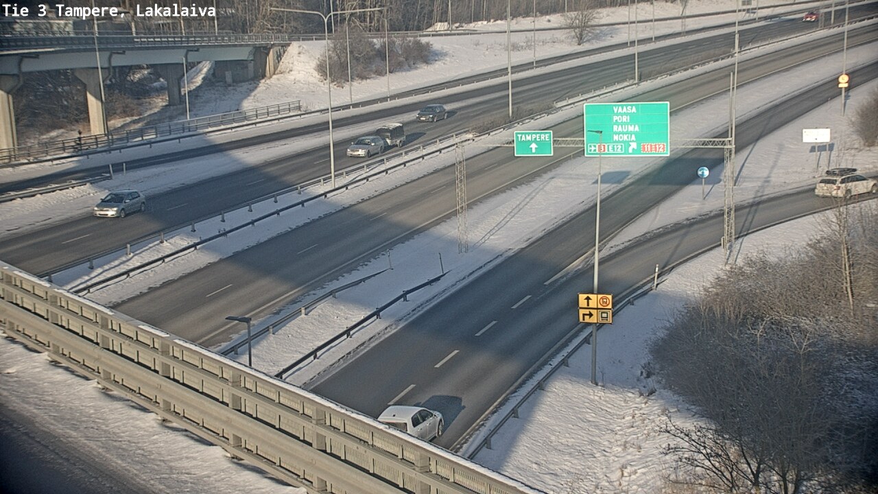 Kelikamerat Kuva Tie 3 Tampere, Lakalaiva, Tampere, Pirkanmaa