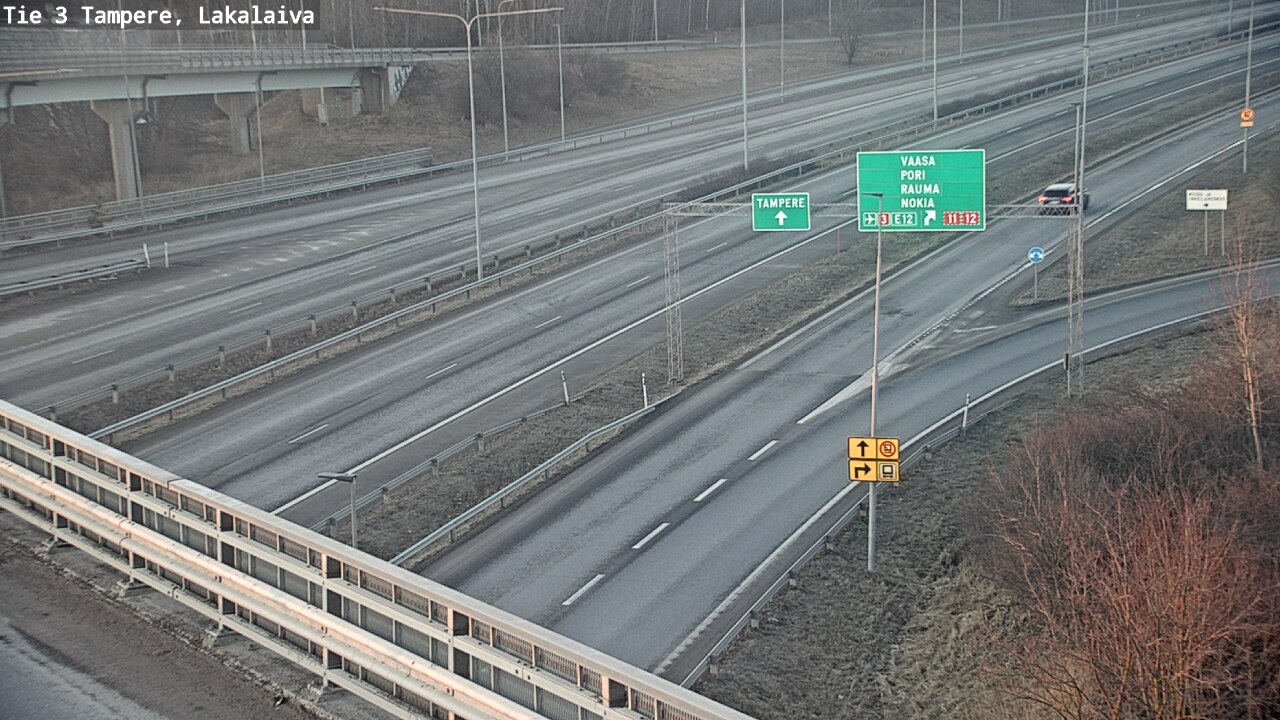 Weather Camera Image Road 3 Tampere, Lakalaiva, Tampere, Pirkanmaa