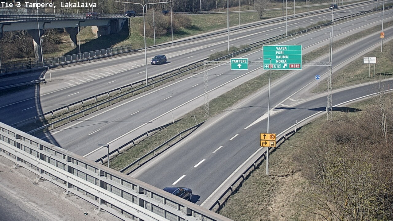 Kelikamerat Kuva Tie 3 Tampere, Lakalaiva, Tampere, Pirkanmaa