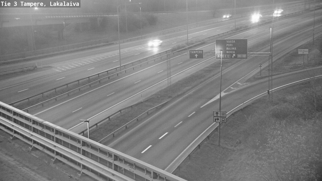Weather Camera Image Road 3 Tampere, Lakalaiva, Tampere, Pirkanmaa