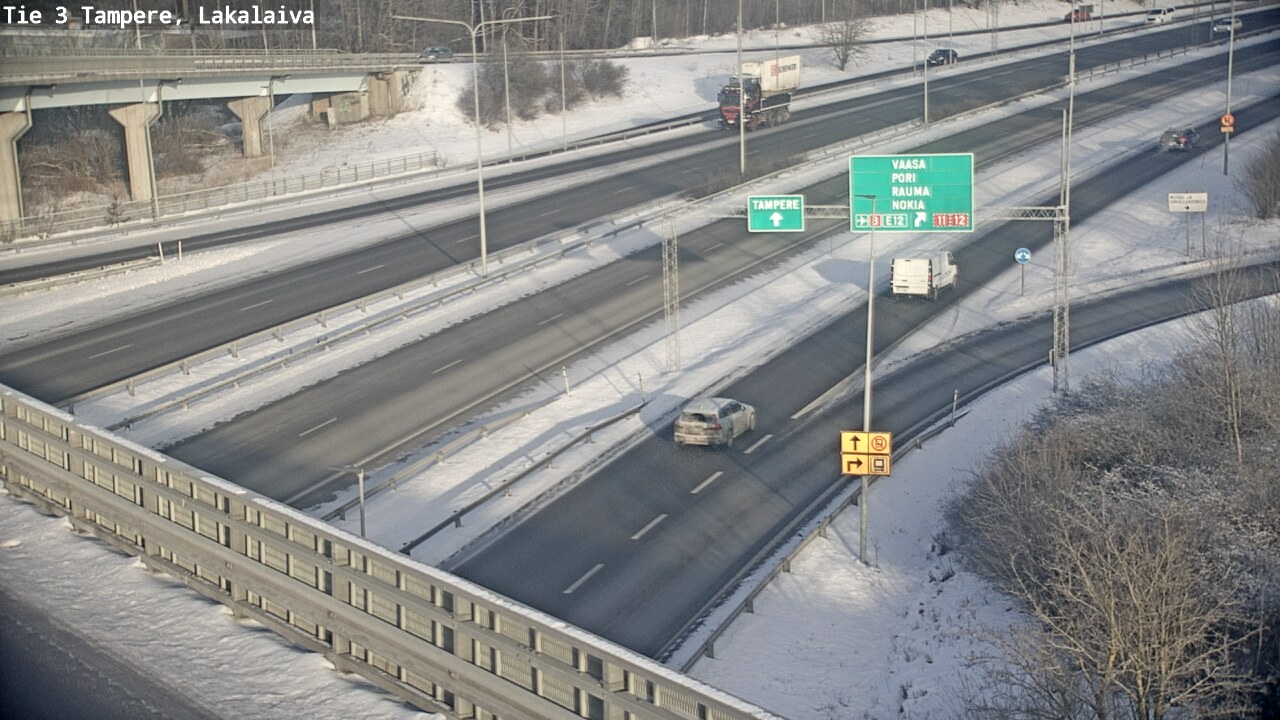 Kelikamerat Kuva Tie 3 Tampere, Lakalaiva, Tampere, Pirkanmaa