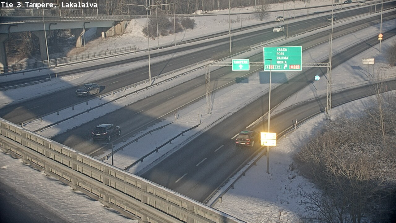 Kelikamerat Kuva Tie 3 Tampere, Lakalaiva, Tampere, Pirkanmaa