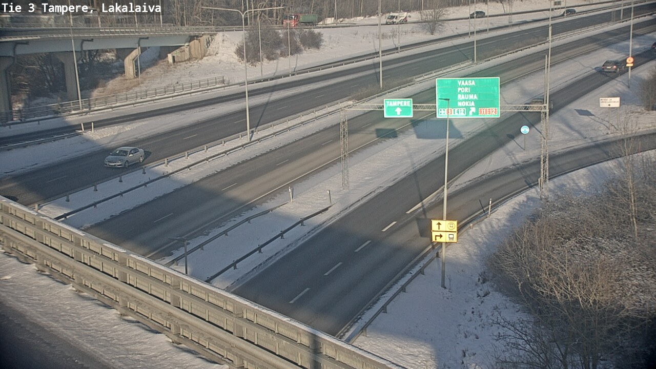 Kelikamerat Kuva Tie 3 Tampere, Lakalaiva, Tampere, Pirkanmaa