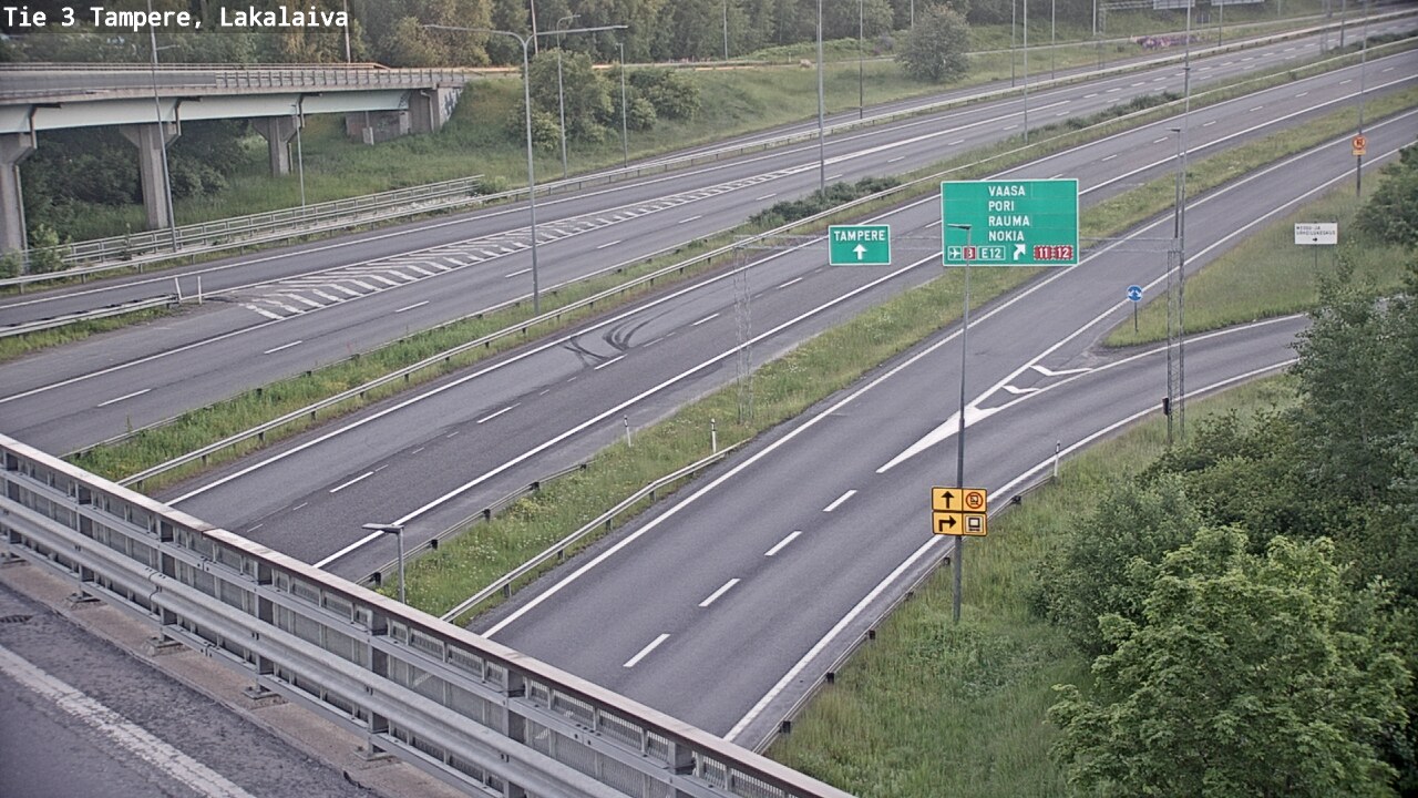Weather Camera Image Road 3 Tampere, Lakalaiva, Tampere, Pirkanmaa