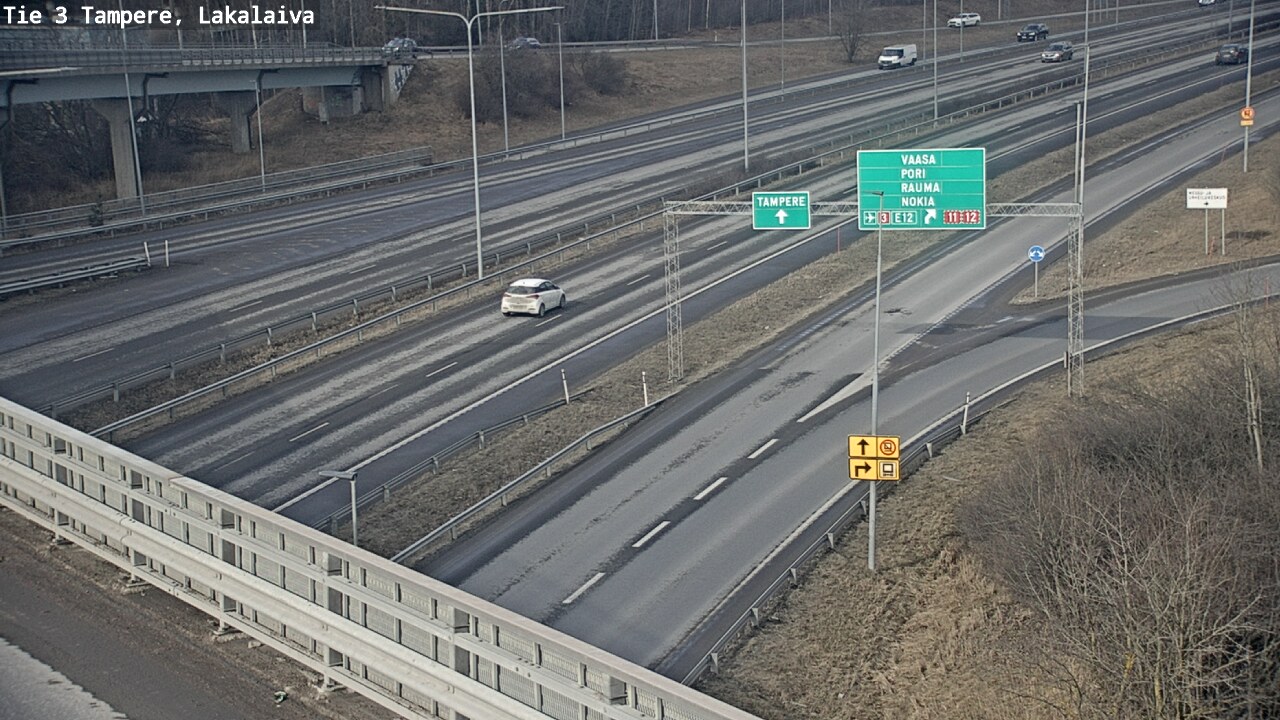 Kelikamerat Kuva Tie 3 Tampere, Lakalaiva, Tampere, Pirkanmaa