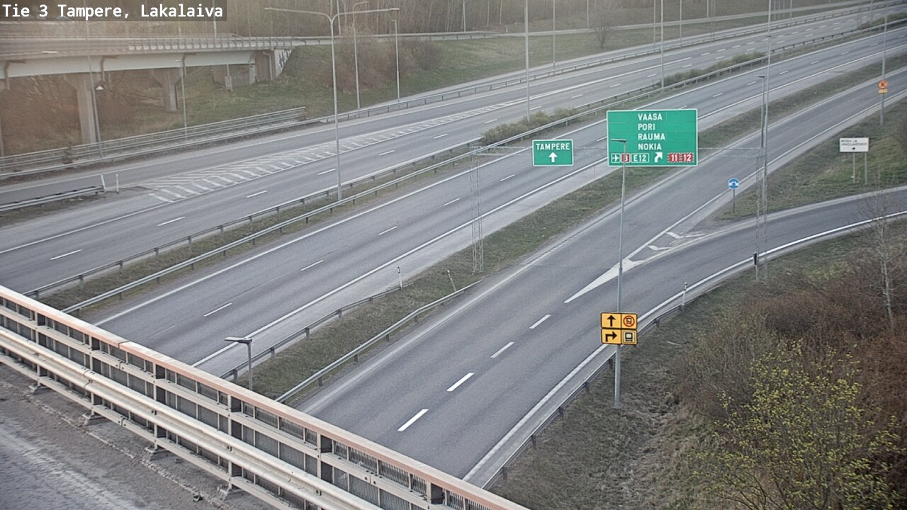 Weather Camera Image Road 3 Tampere, Lakalaiva, Tampere, Pirkanmaa