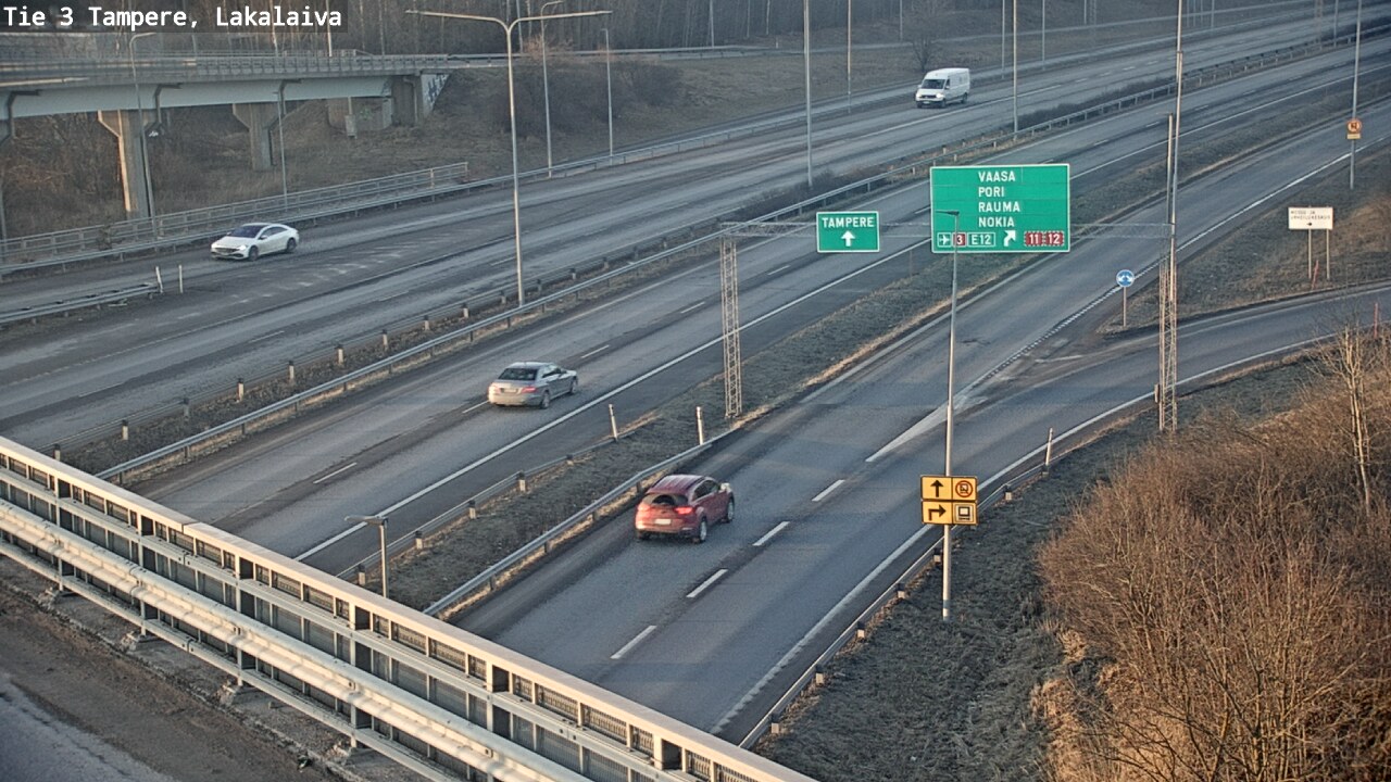 Weather Camera Image Road 3 Tampere, Lakalaiva, Tampere, Pirkanmaa