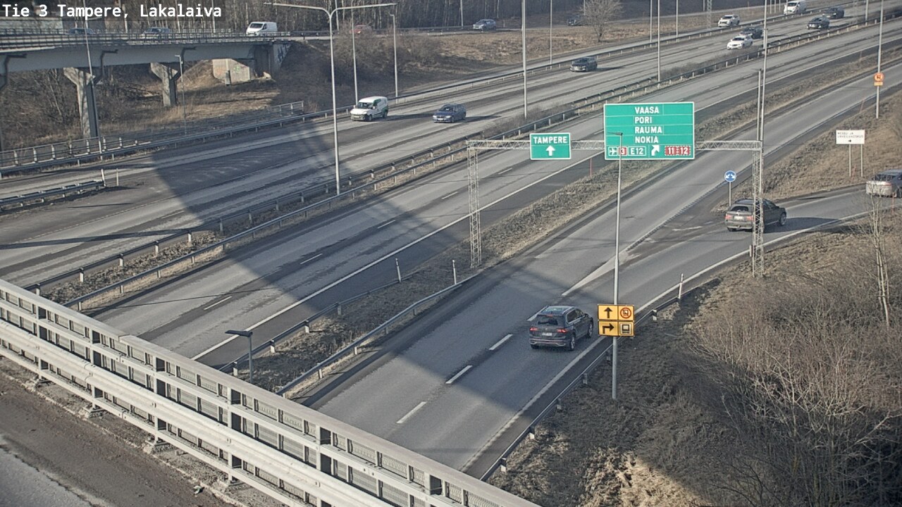 Kelikamerat Kuva Tie 3 Tampere, Lakalaiva, Tampere, Pirkanmaa