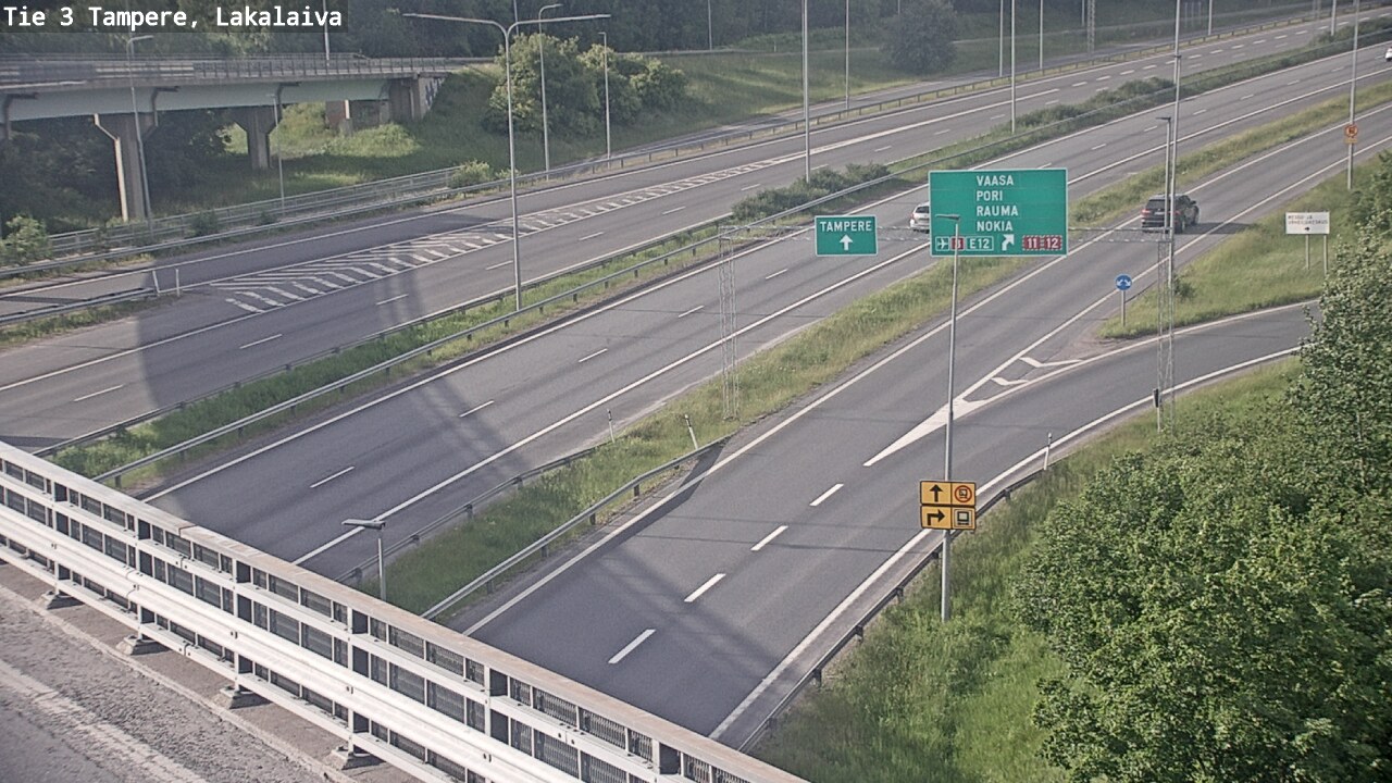 Weather Camera Image Väg 3 Tammerfors, Lakalaiva, Tampere, Pirkanmaa