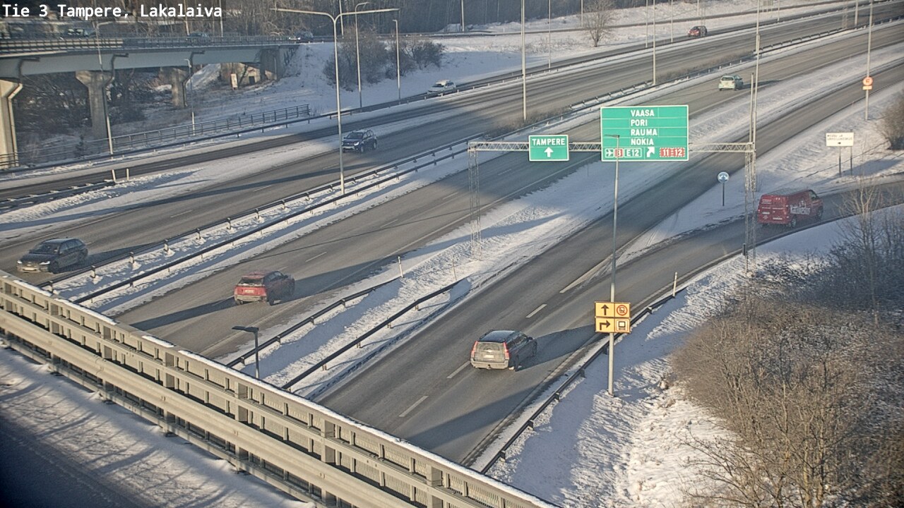 Weather Camera Image Väg 3 Tammerfors, Lakalaiva, Tampere, Pirkanmaa