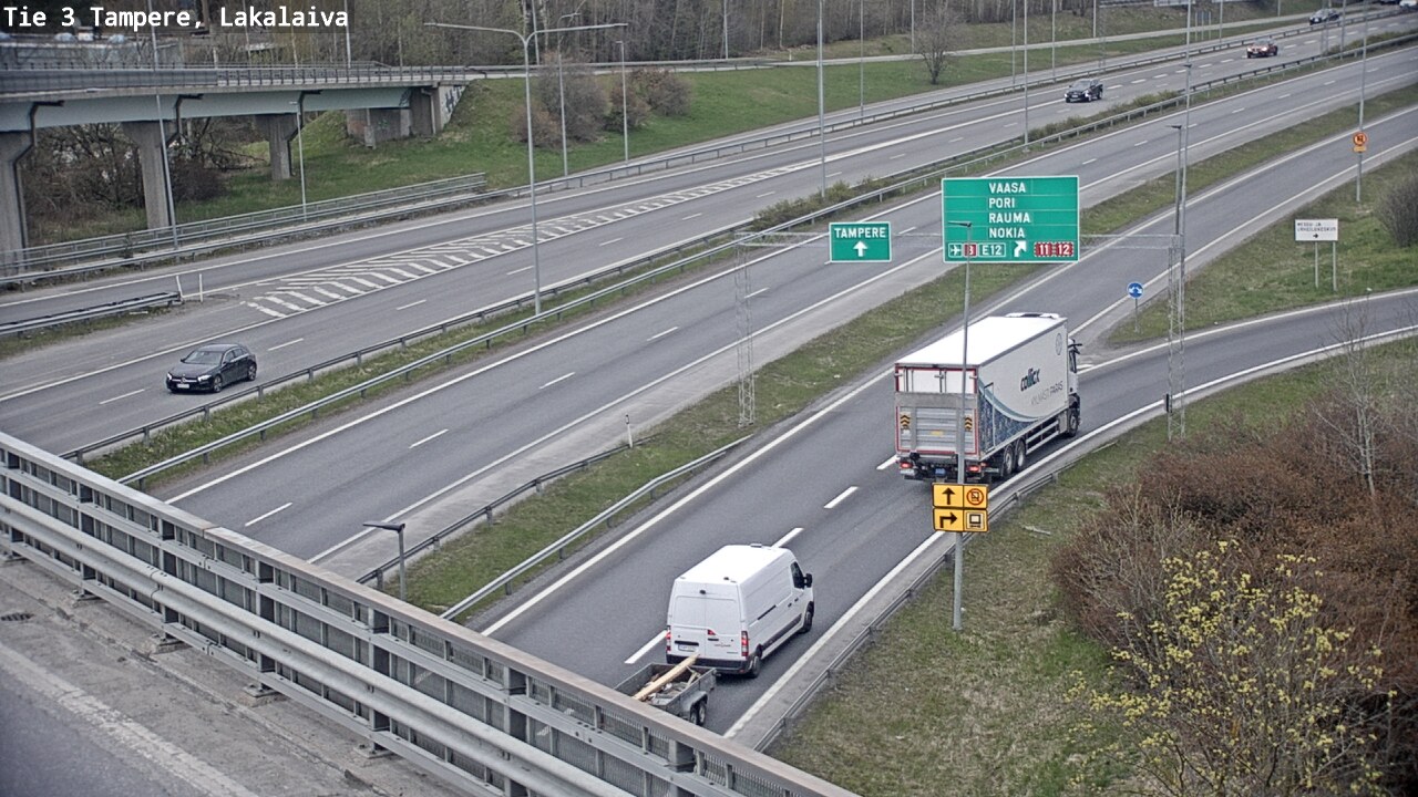 Weather Camera Image Road 3 Tampere, Lakalaiva, Tampere, Pirkanmaa