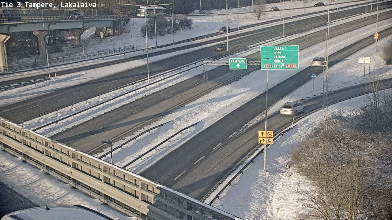 Kelikamerat Kuva Tie 3 Tampere, Lakalaiva, Tampere, Pirkanmaa