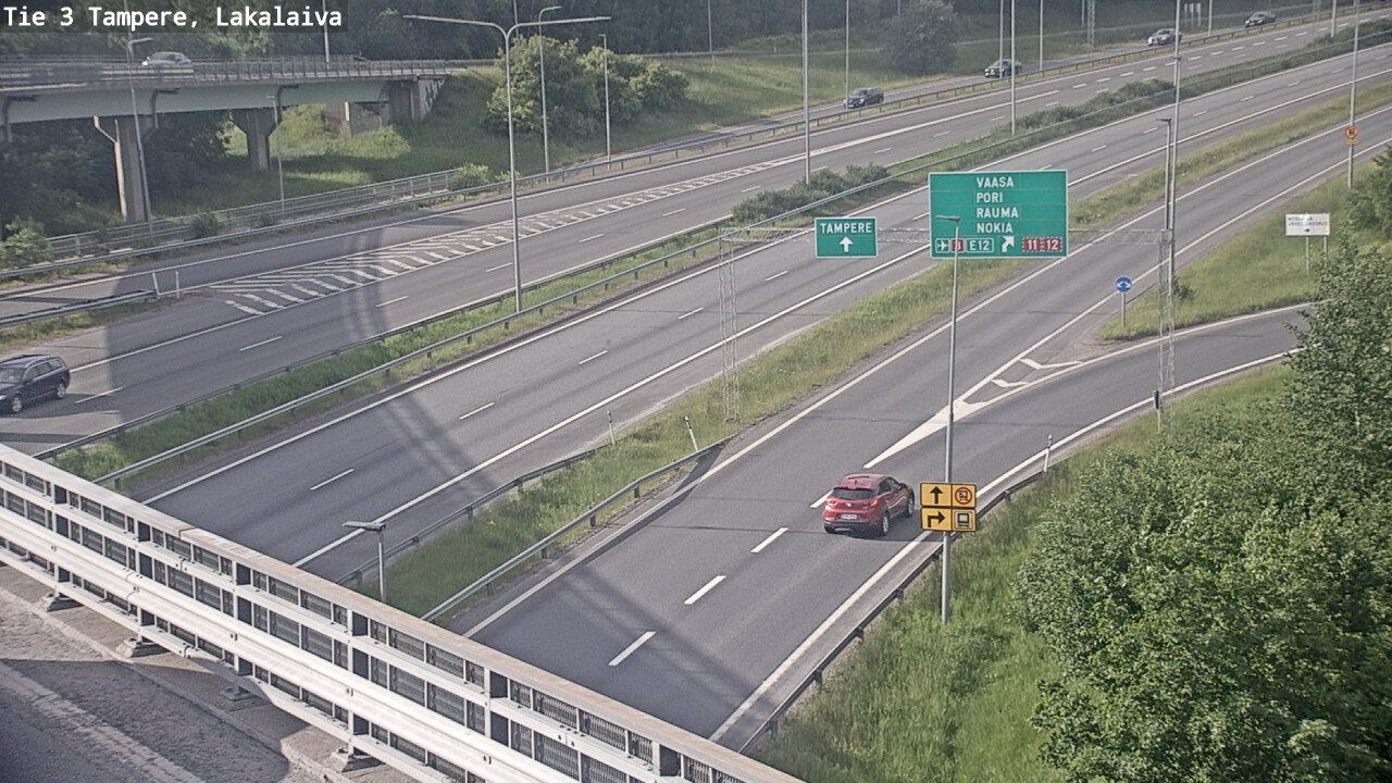 Weather Camera Image Väg 3 Tammerfors, Lakalaiva, Tampere, Pirkanmaa