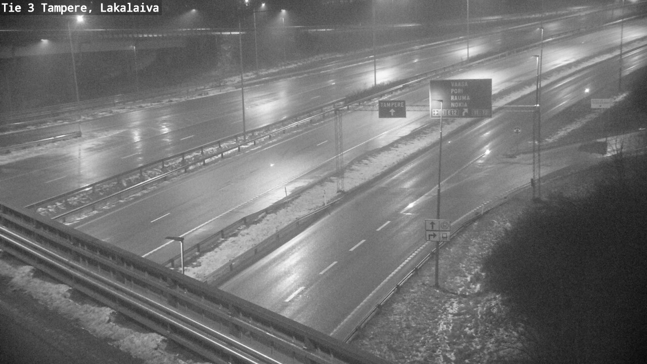 Weather Camera Image Road 3 Tampere, Lakalaiva, Tampere, Pirkanmaa