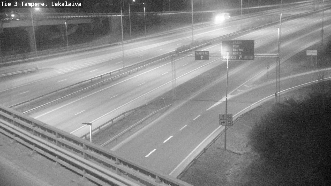 Weather Camera Image Road 3 Tampere, Lakalaiva, Tampere, Pirkanmaa