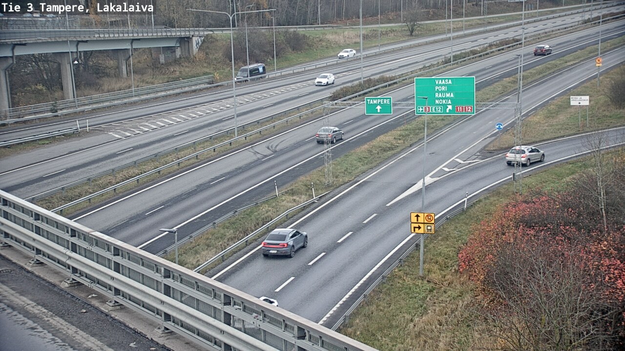 Kelikamerat Kuva Tie 3 Tampere, Lakalaiva, Tampere, Pirkanmaa