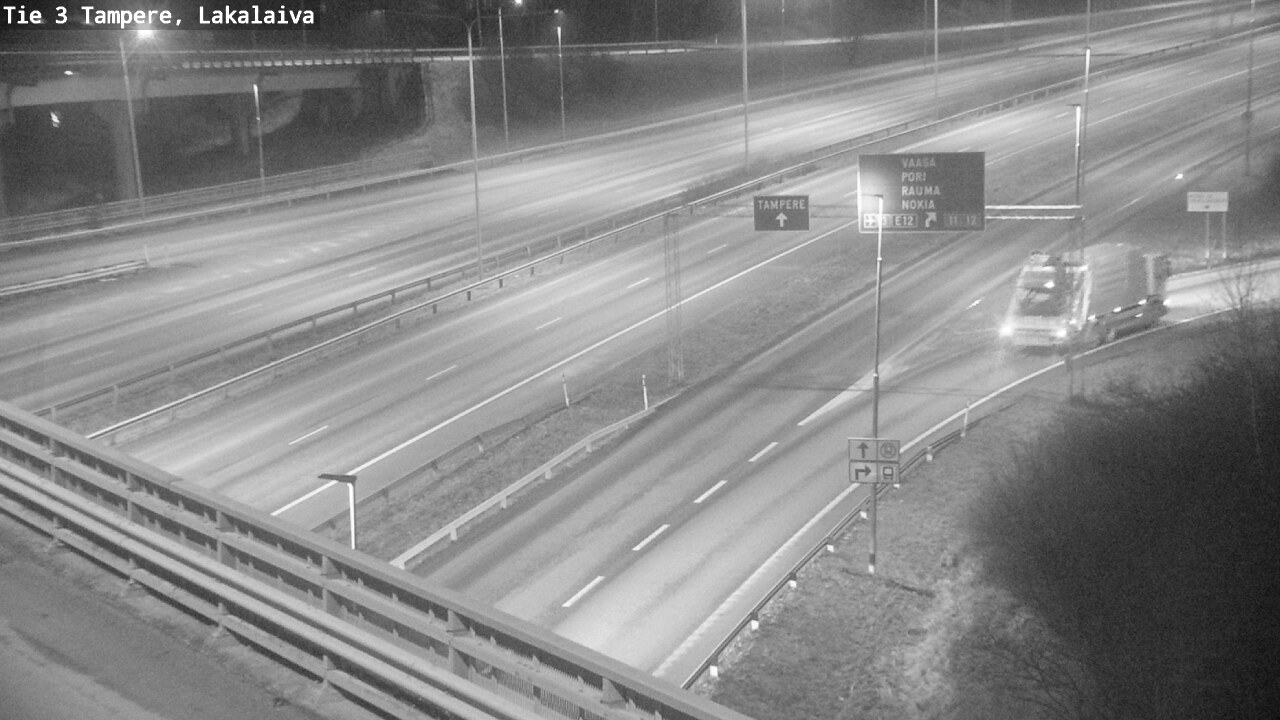 Weather Camera Image Road 3 Tampere, Lakalaiva, Tampere, Pirkanmaa