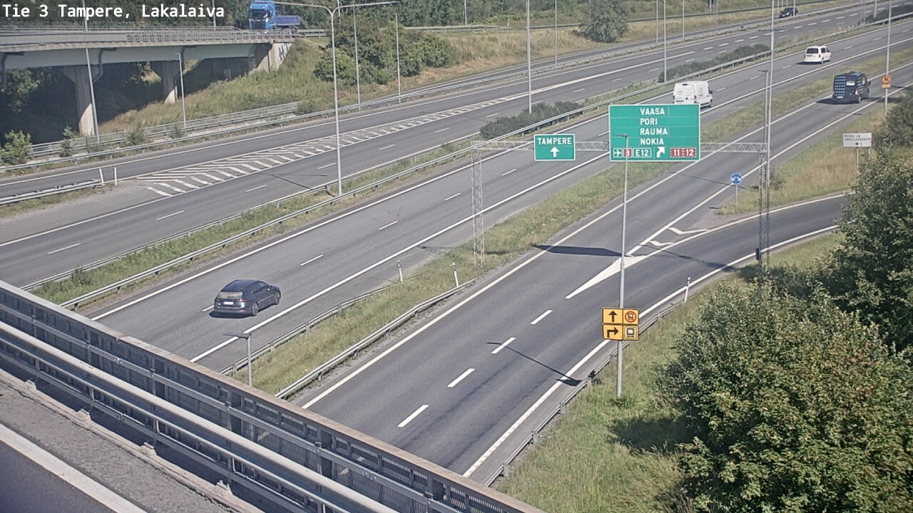 Kelikamerat Kuva Tie 3 Tampere, Lakalaiva, Tampere, Pirkanmaa