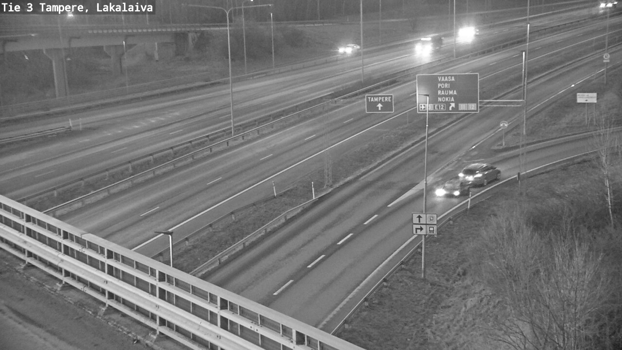 Weather Camera Image Road 3 Tampere, Lakalaiva, Tampere, Pirkanmaa