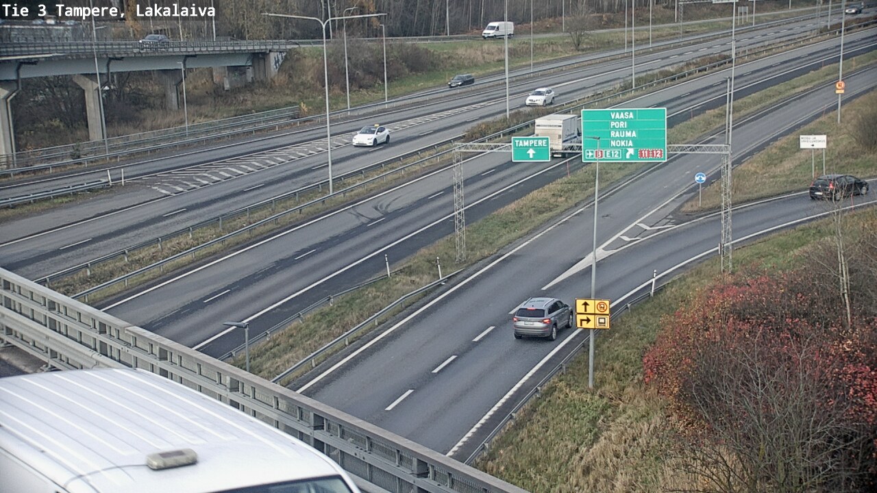 Kelikamerat Kuva Tie 3 Tampere, Lakalaiva, Tampere, Pirkanmaa