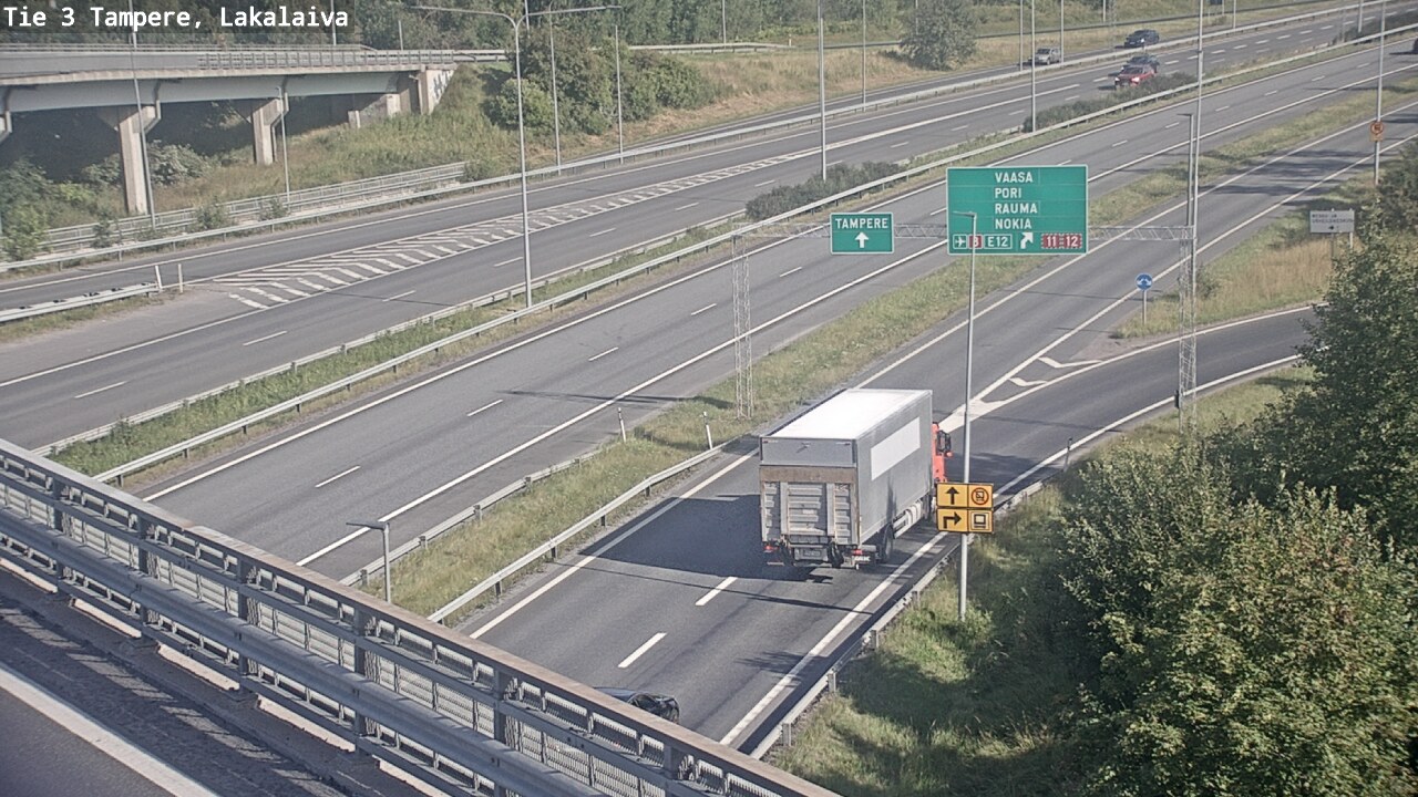 Kelikamerat Kuva Tie 3 Tampere, Lakalaiva, Tampere, Pirkanmaa