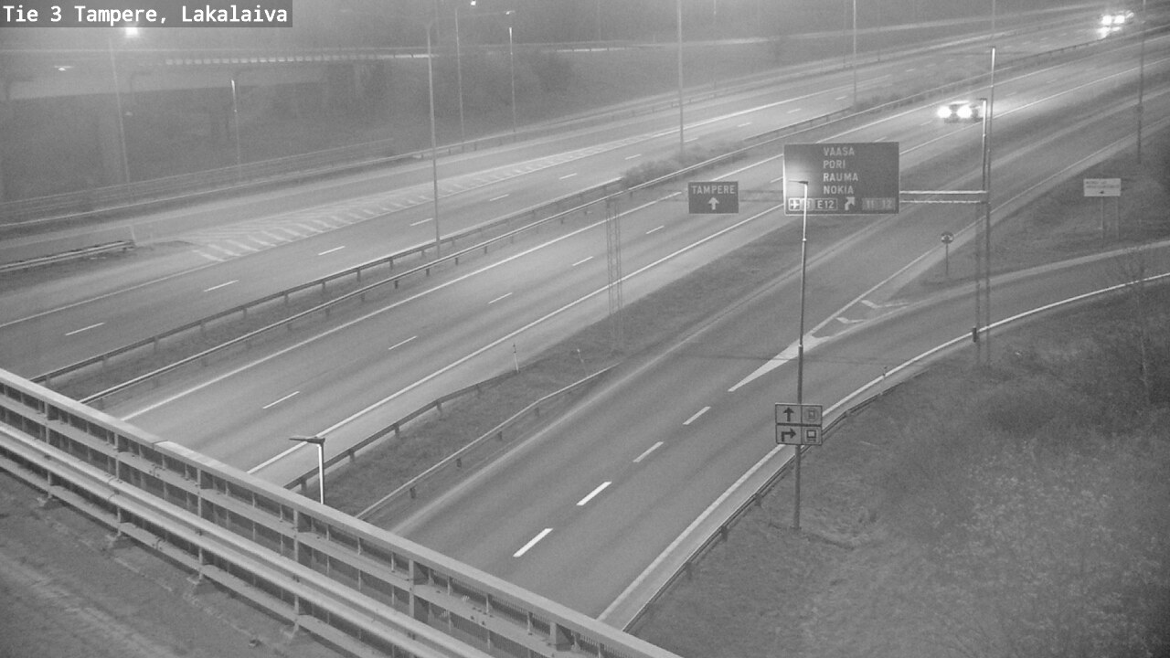 Weather Camera Image Road 3 Tampere, Lakalaiva, Tampere, Pirkanmaa