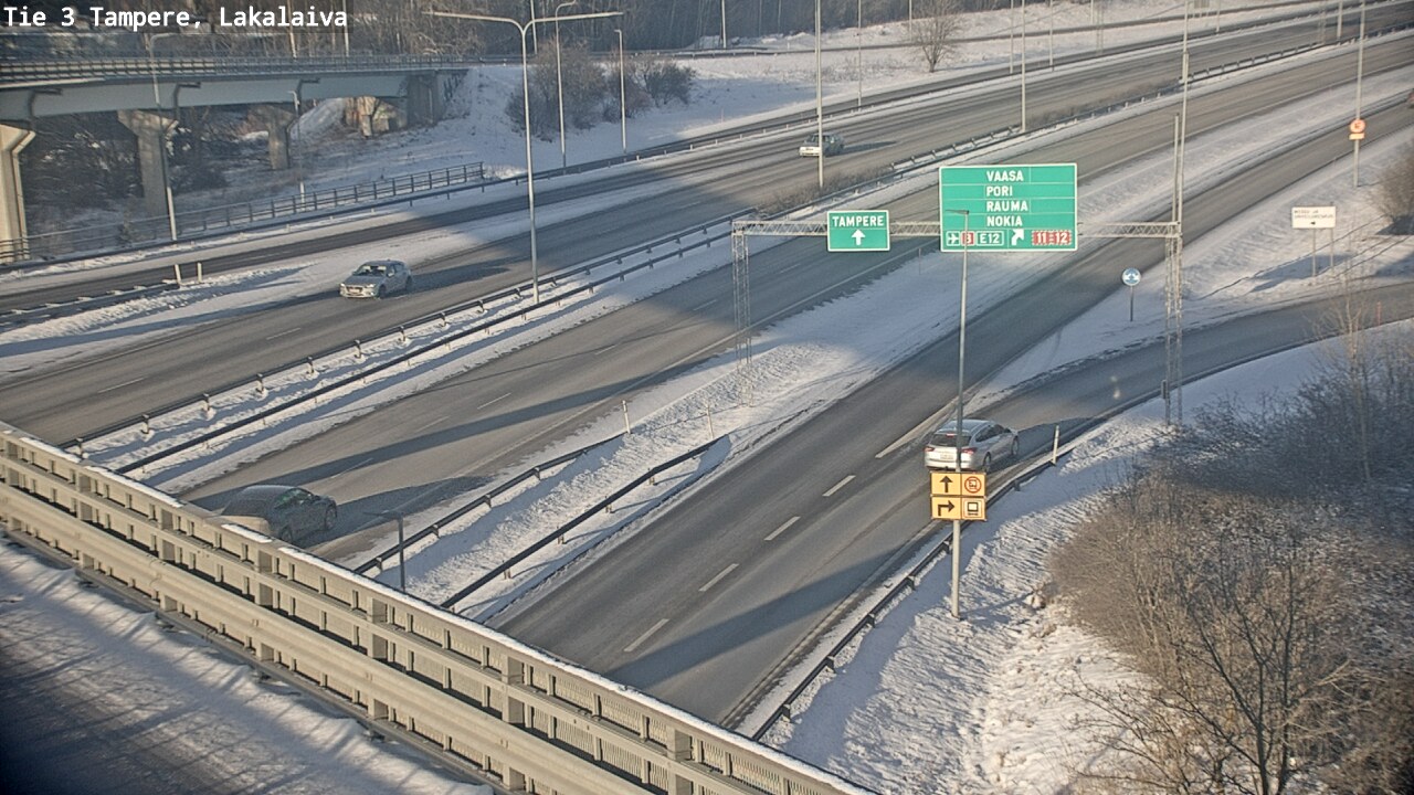 Weather Camera Image Väg 3 Tammerfors, Lakalaiva, Tampere, Pirkanmaa