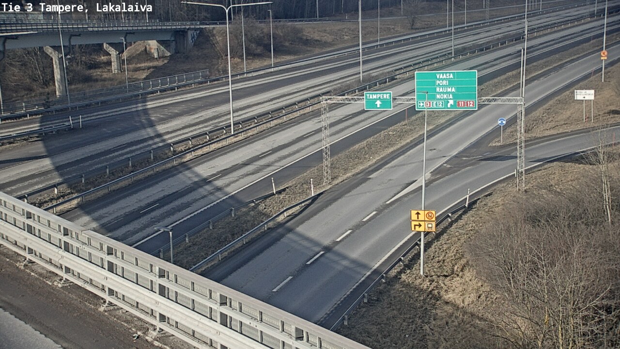 Kelikamerat Kuva Tie 3 Tampere, Lakalaiva, Tampere, Pirkanmaa