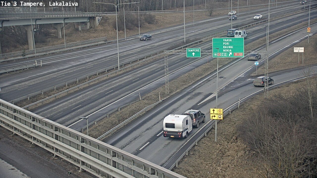 Kelikamerat Kuva Tie 3 Tampere, Lakalaiva, Tampere, Pirkanmaa