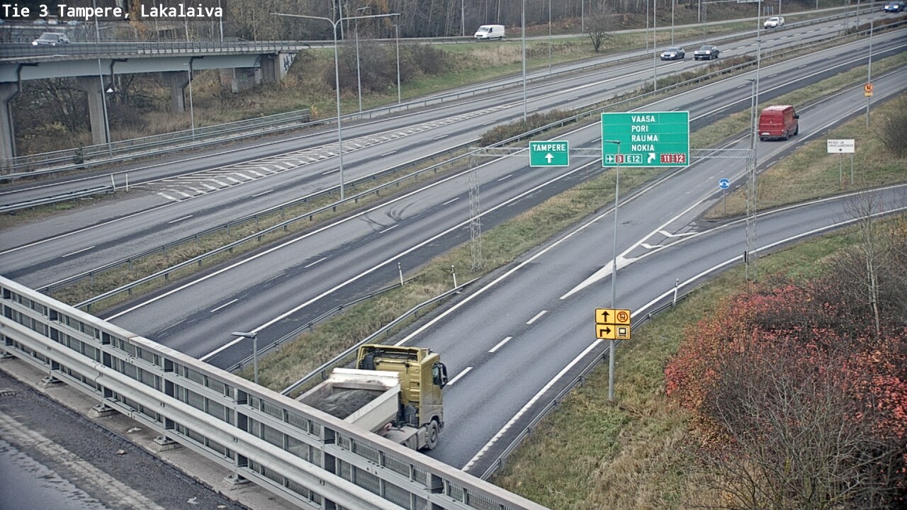 Kelikamerat Kuva Tie 3 Tampere, Lakalaiva, Tampere, Pirkanmaa