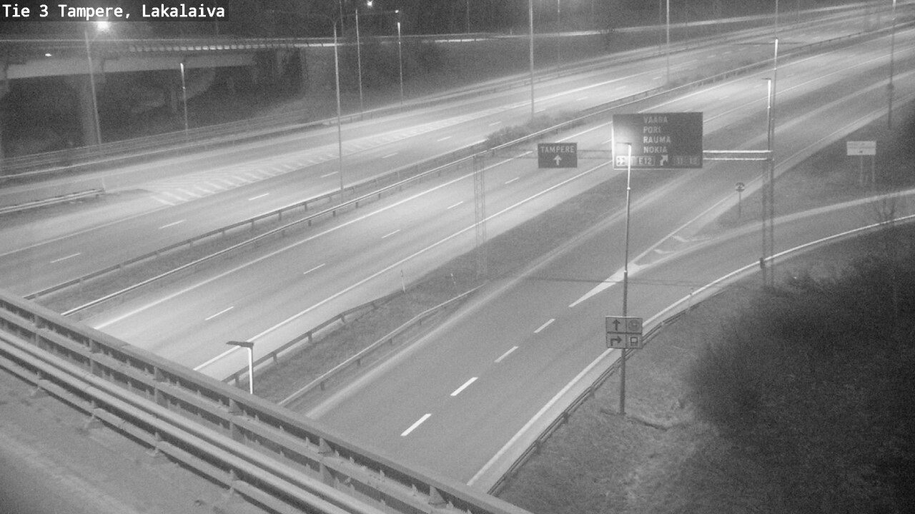 Weather Camera Image Väg 3 Tammerfors, Lakalaiva, Tampere, Pirkanmaa