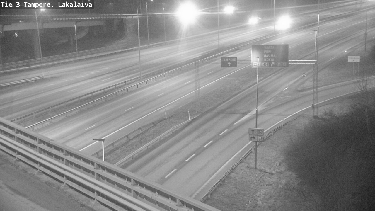 Weather Camera Image Road 3 Tampere, Lakalaiva, Tampere, Pirkanmaa