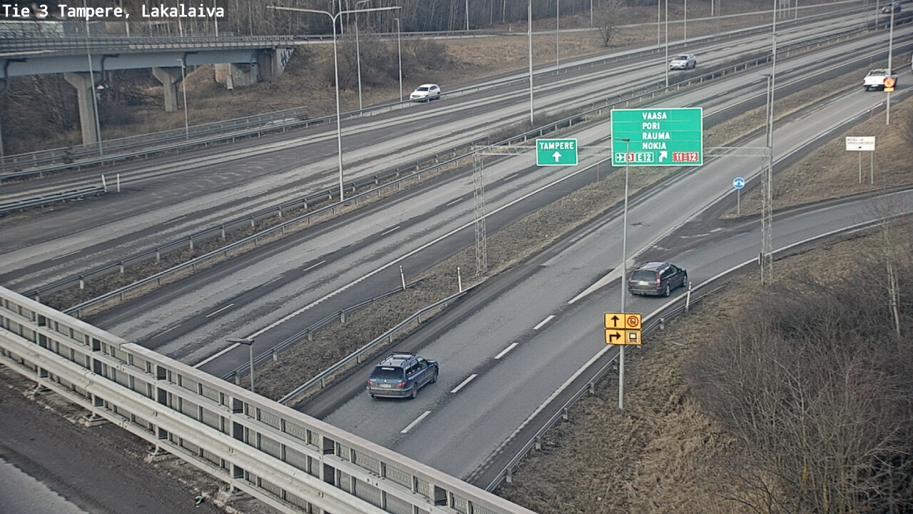 Kelikamerat Kuva Tie 3 Tampere, Lakalaiva, Tampere, Pirkanmaa