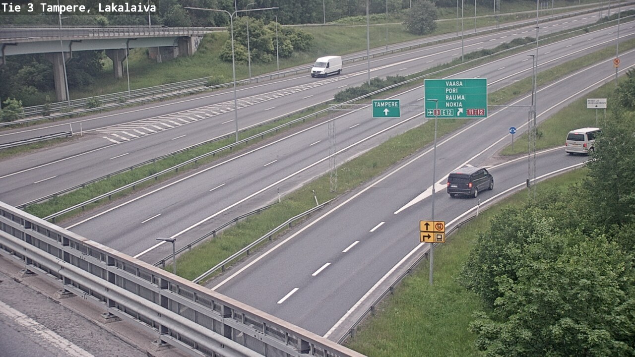 Weather Camera Image Road 3 Tampere, Lakalaiva, Tampere, Pirkanmaa