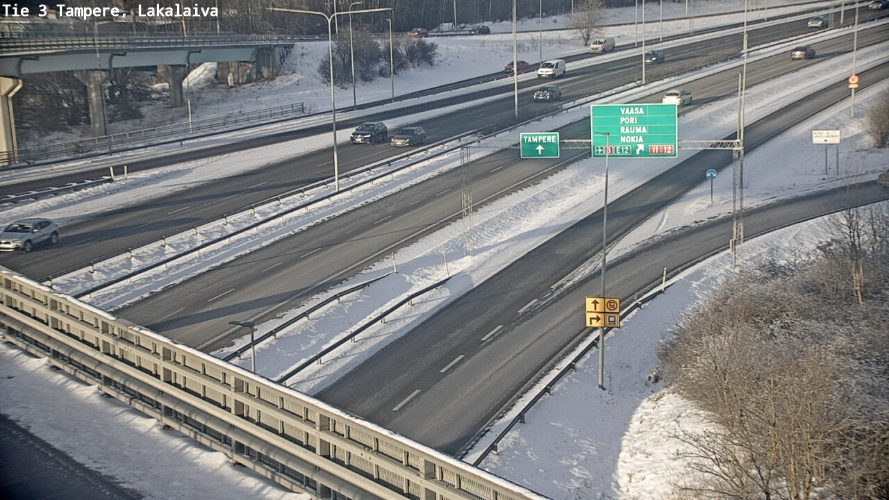 Kelikamerat Kuva Tie 3 Tampere, Lakalaiva, Tampere, Pirkanmaa