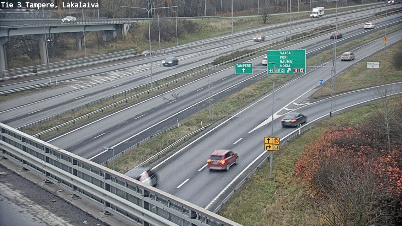 Kelikamerat Kuva Tie 3 Tampere, Lakalaiva, Tampere, Pirkanmaa