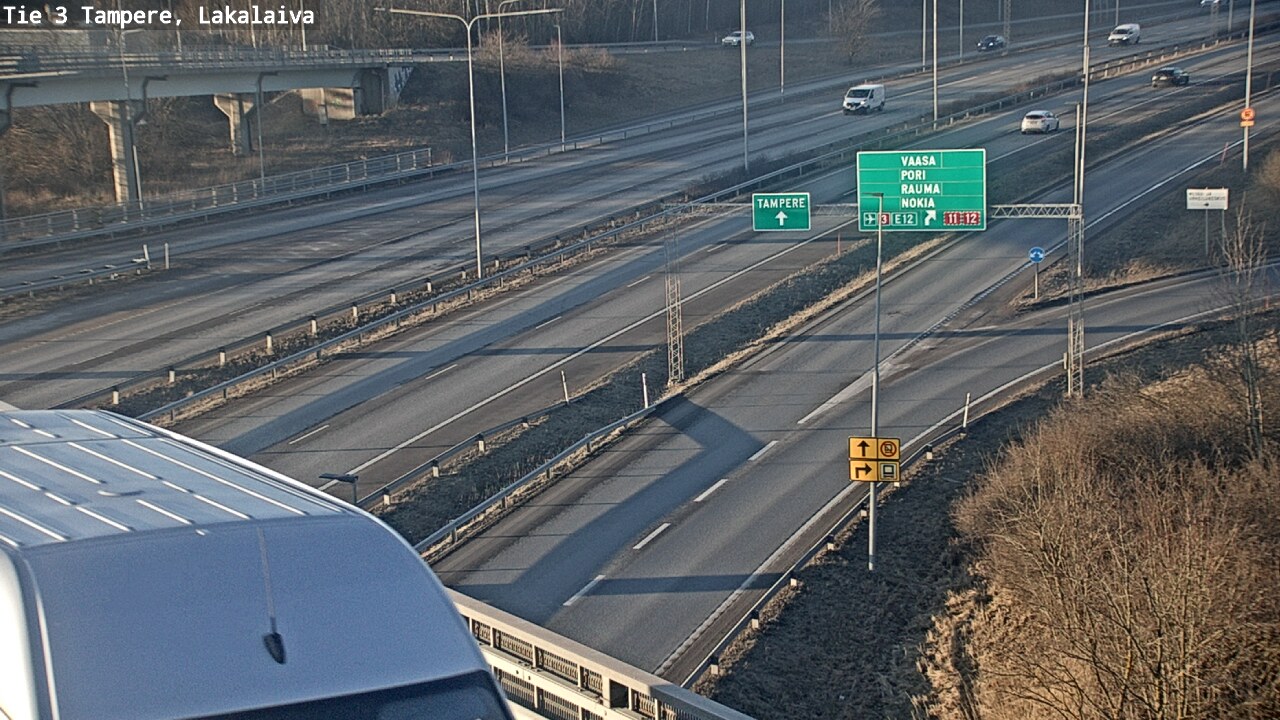 Weather Camera Image Road 3 Tampere, Lakalaiva, Tampere, Pirkanmaa